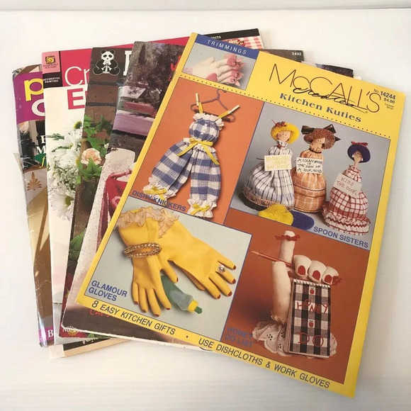 Vintage 90s Home Crafting Magazine Bundle - Picture 1 of 9